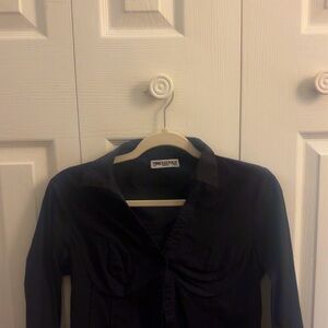 Princess Polly Black Button-Down Blouse | Women’s Size 6 | NWOT